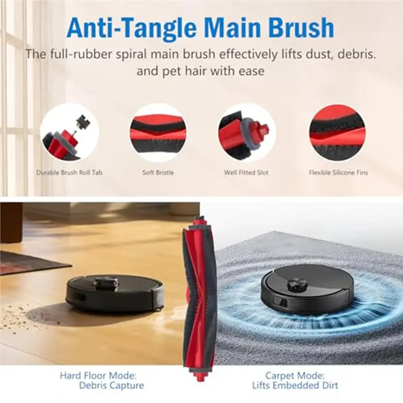 B98A-Q10 S5+ Accessories Kit With For ROBOROCK Robot Vacuum