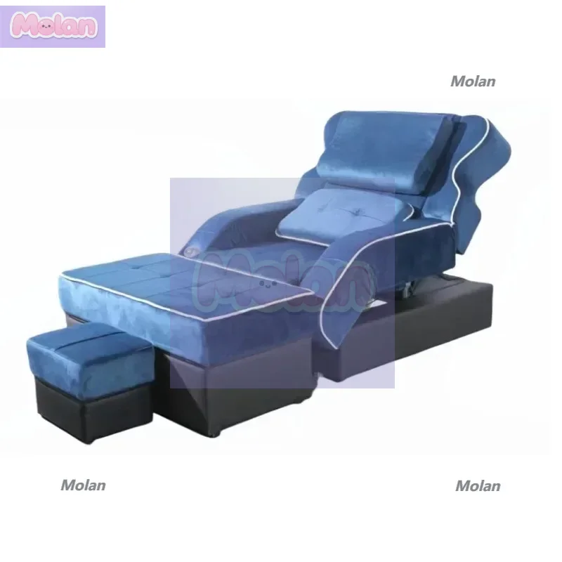 

Полностью стальная рама Spot плюс электрическая подставка для ног из цельного дерева, маникюрный салон, клуб, вилла, многофункциональная подъемная подставка для ног