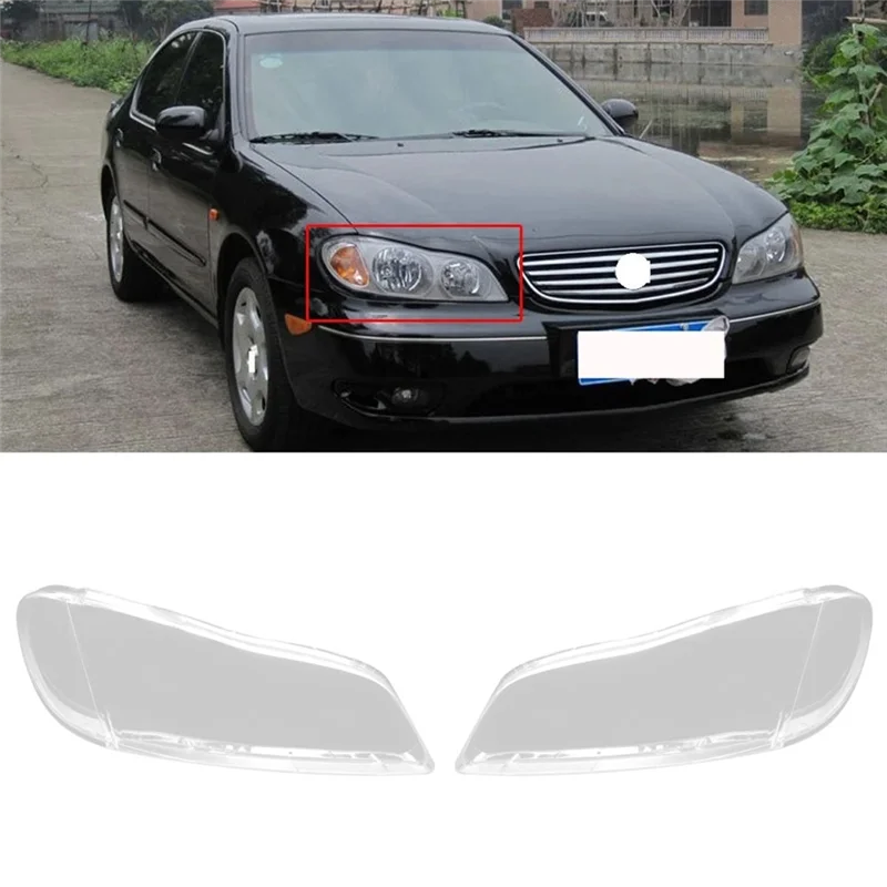 Car Right Headlight Shell Lamp Shade Transparent Lens Cover Headlight Cover for Nissan Cefiro A33 2000-2004