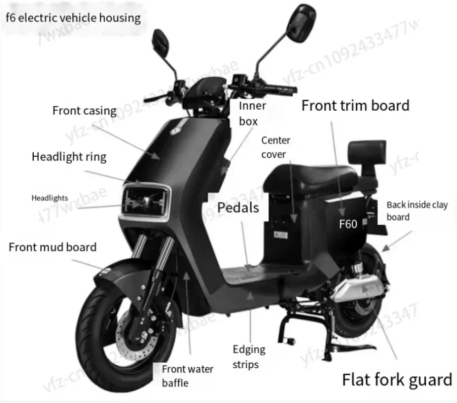 2023 Scooter eléctrico 1500w motocicleta potente para adultos fabricado en China