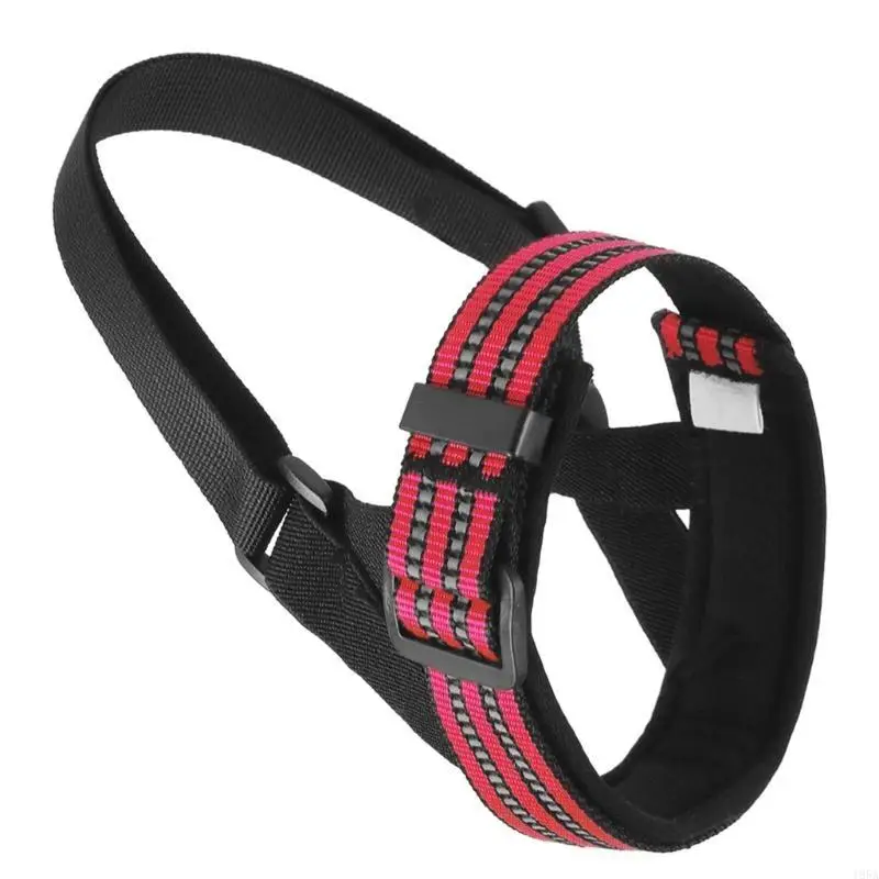 Nylon Dog Muzzle Guard Secure Training Cover for Aggressive Dogs Adjustable Stop Chewing for Public 