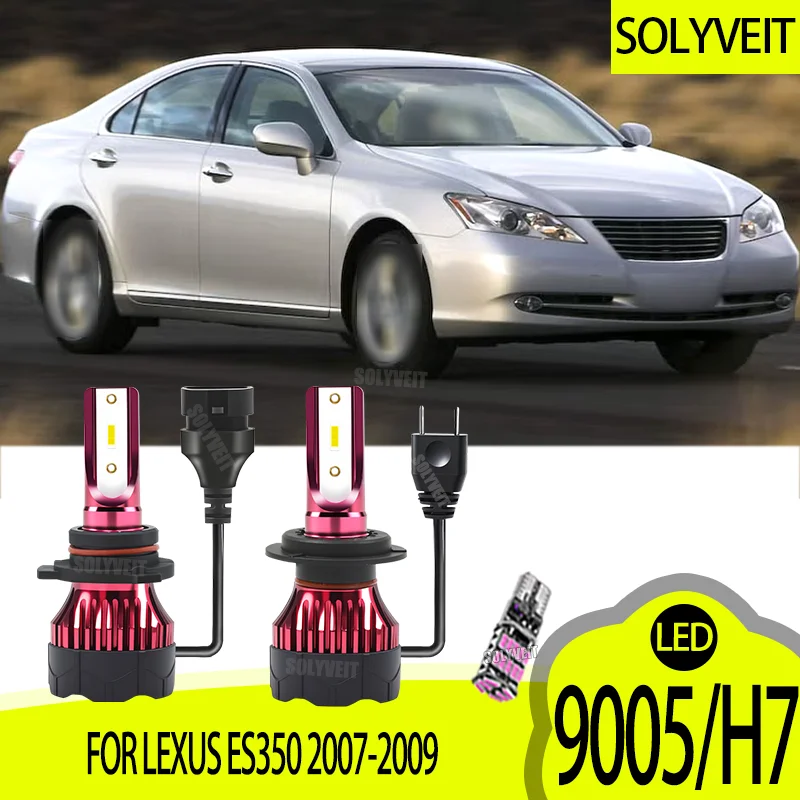 

Auto LED Headlight 9005 High H7/499 Low Beam with Cooling Fan IP67 Waterproof 6000k White For Lexus ES350 2007 2008 2009