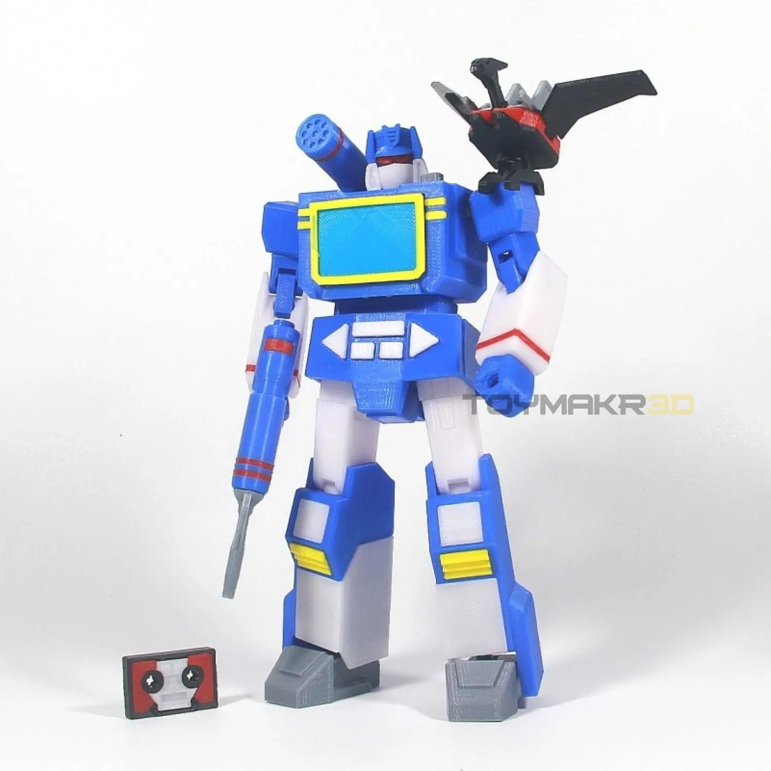 3D Printing Assembled Multi-joint Movable Robot Doll of Hand-operated Mecha Model