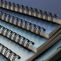 4pcs Gradient Blue A5 Spiral Notebooks, Each with 80 Pages and 160 Pages, Are Very Suitable for Use in Schools and Offices 4
