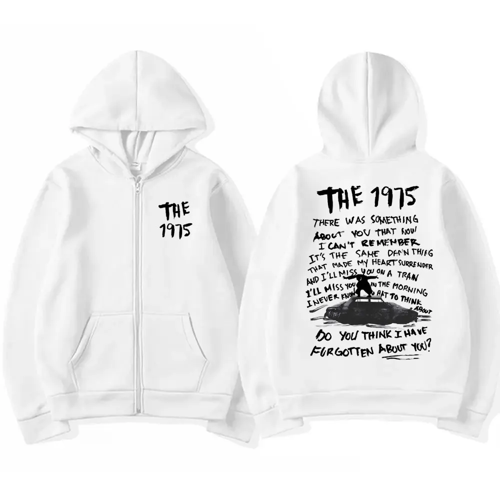 Толстовка с капюшоном на молнии The 1975 about You Graphic, толстовка с капюшоном на зарубежном языке, альбом, мужская и женская повседневная