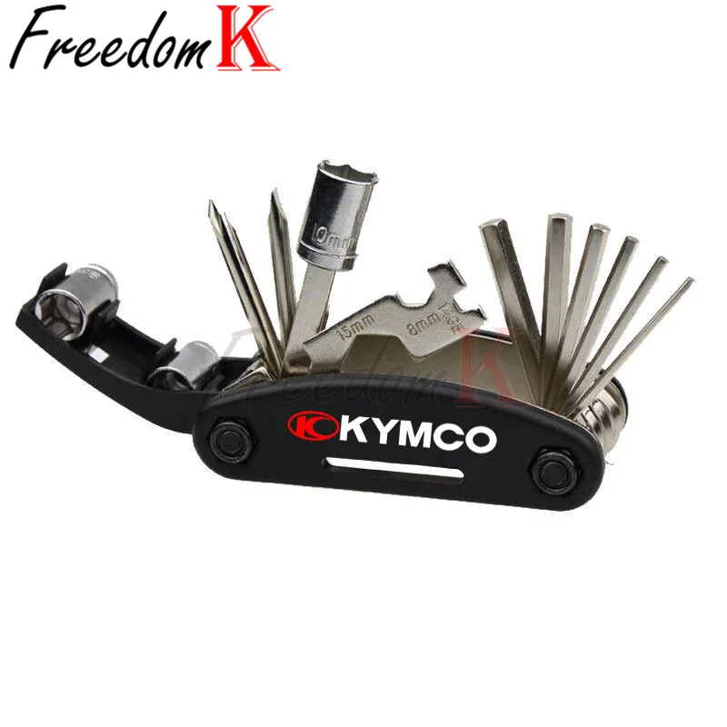 ل KYMCO CV3 AIR150 DTX360 سوبر 89 سينتو مثل 50 سباق H X 150 اكسسوارات سكوتر أداة متعددة الوظائف إصلاح مفك مجموعة #4