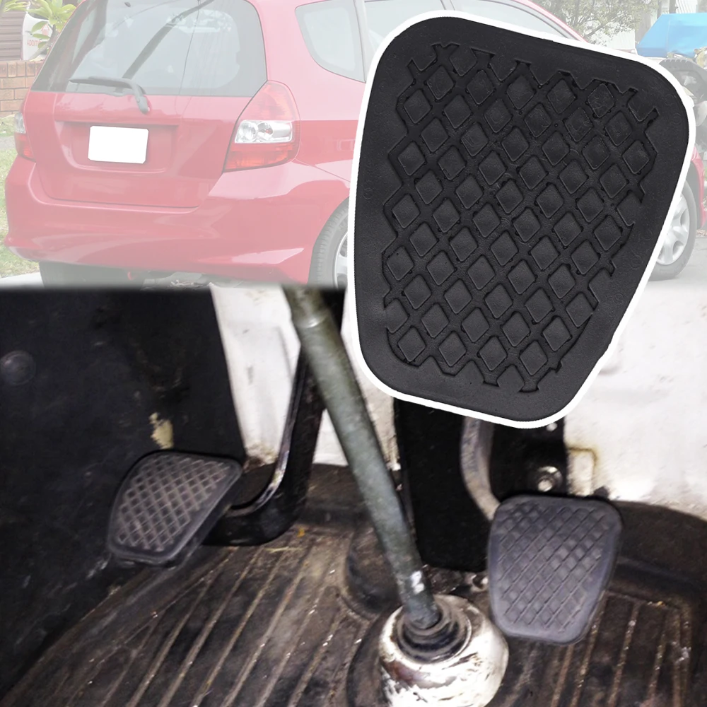 

For Honda Jazz Fit GE1/2/3 2008 2007 2006 - 2002 Car Rubber Brake Clutch Foot Pedal Pad Covers Manual Transmission Accessories