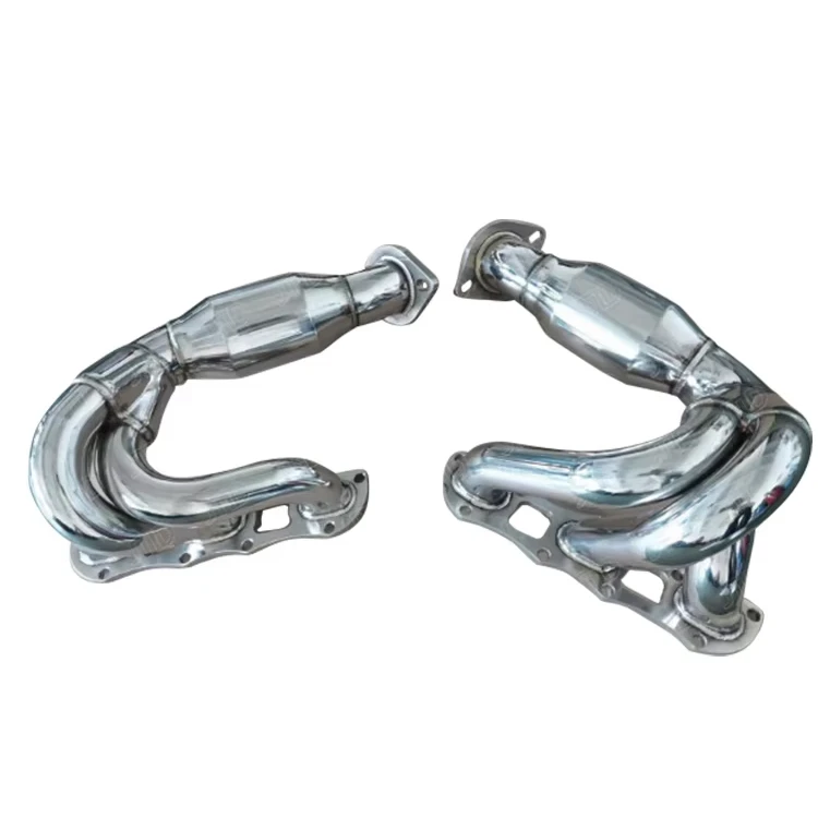 

JTLD Performance Exhaust System Exhaust Catted Header For Porsche 981 Exhaust Manifold