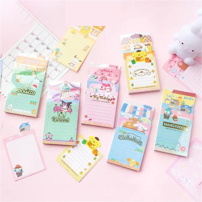 

12pcs/ лот Sanrio мелодия куроми корицы Memo Pad Sticky Notes Stationery Label Notepad Planner Sticker Post School Supply