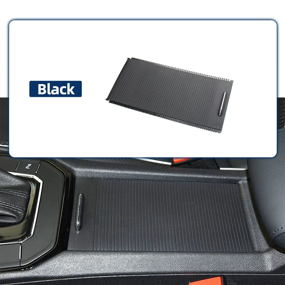 Car Front Center Console Cover Central Armrest Box Cup Holder Roller Cover Holder Roller Shutter Cover For Volkswagen Lamando