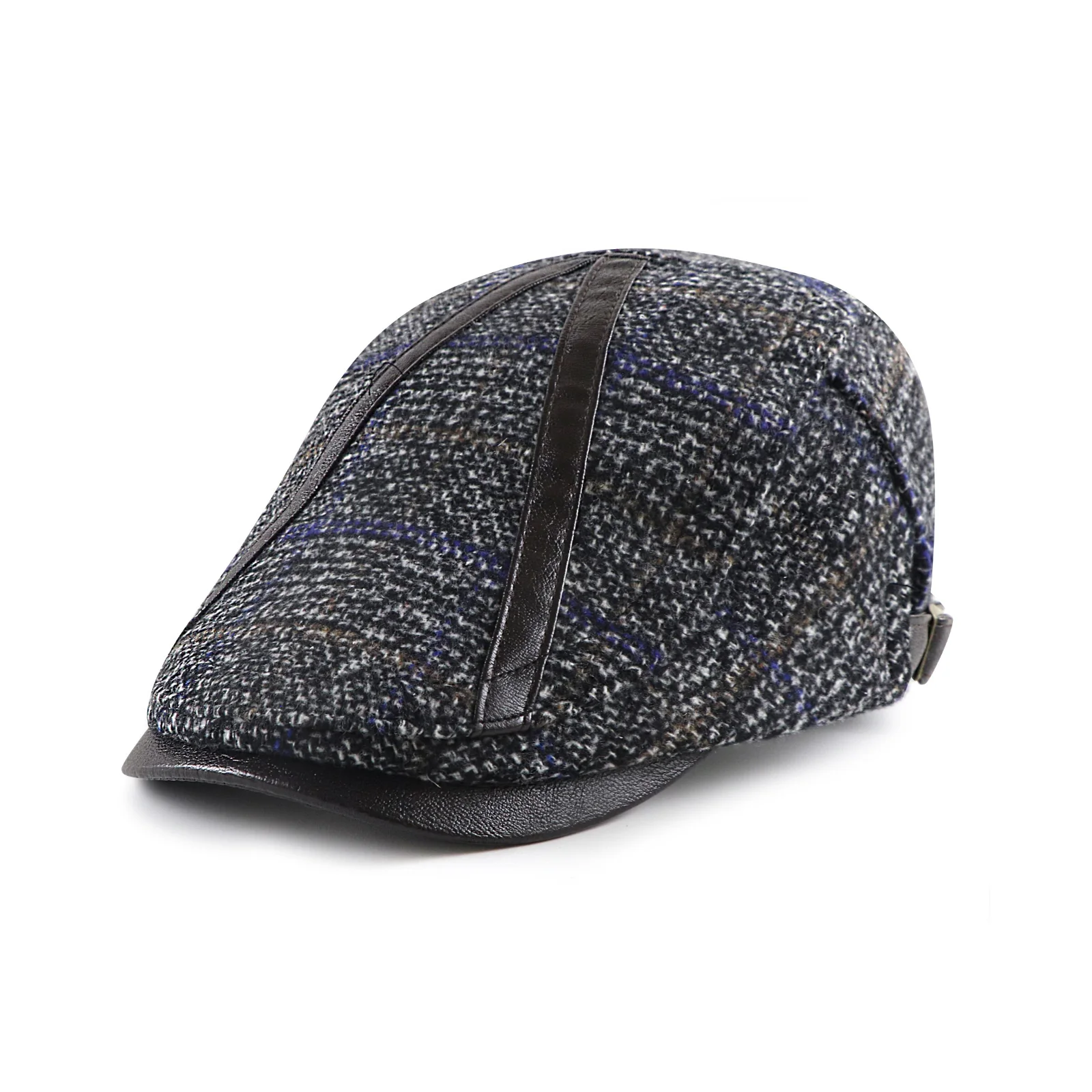 

Adjustable Cotton Berets Hats For Men Classic Spring Summer SunCaps Cotton Blend Beret Hat Flat Brim Men Berets Cap