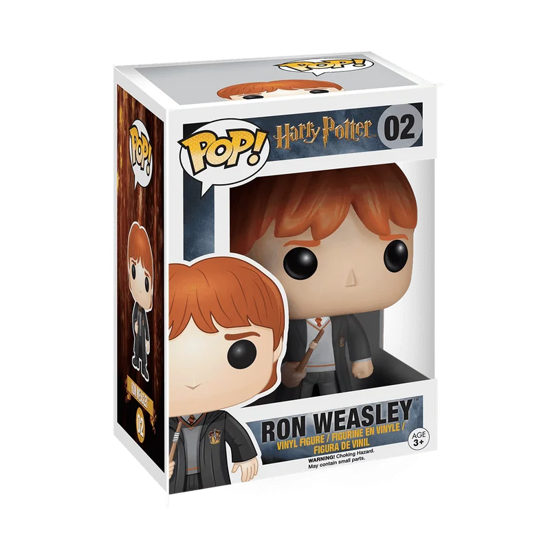 Harry Potter Funko Pop Ron Weasley juguetes estatuilla película figura modelo 02 # Coleccionables para niños, adorno de escritorio, regalos de muñecas para niños