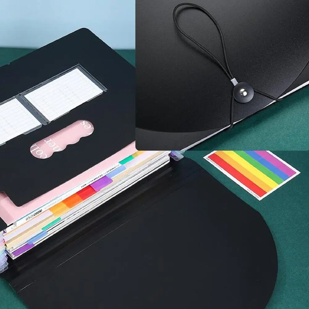 Accordian File Organizer 13 Pockets /25 Pockets Expanding File Folder A4 Multi-layer Folder Storage Bag