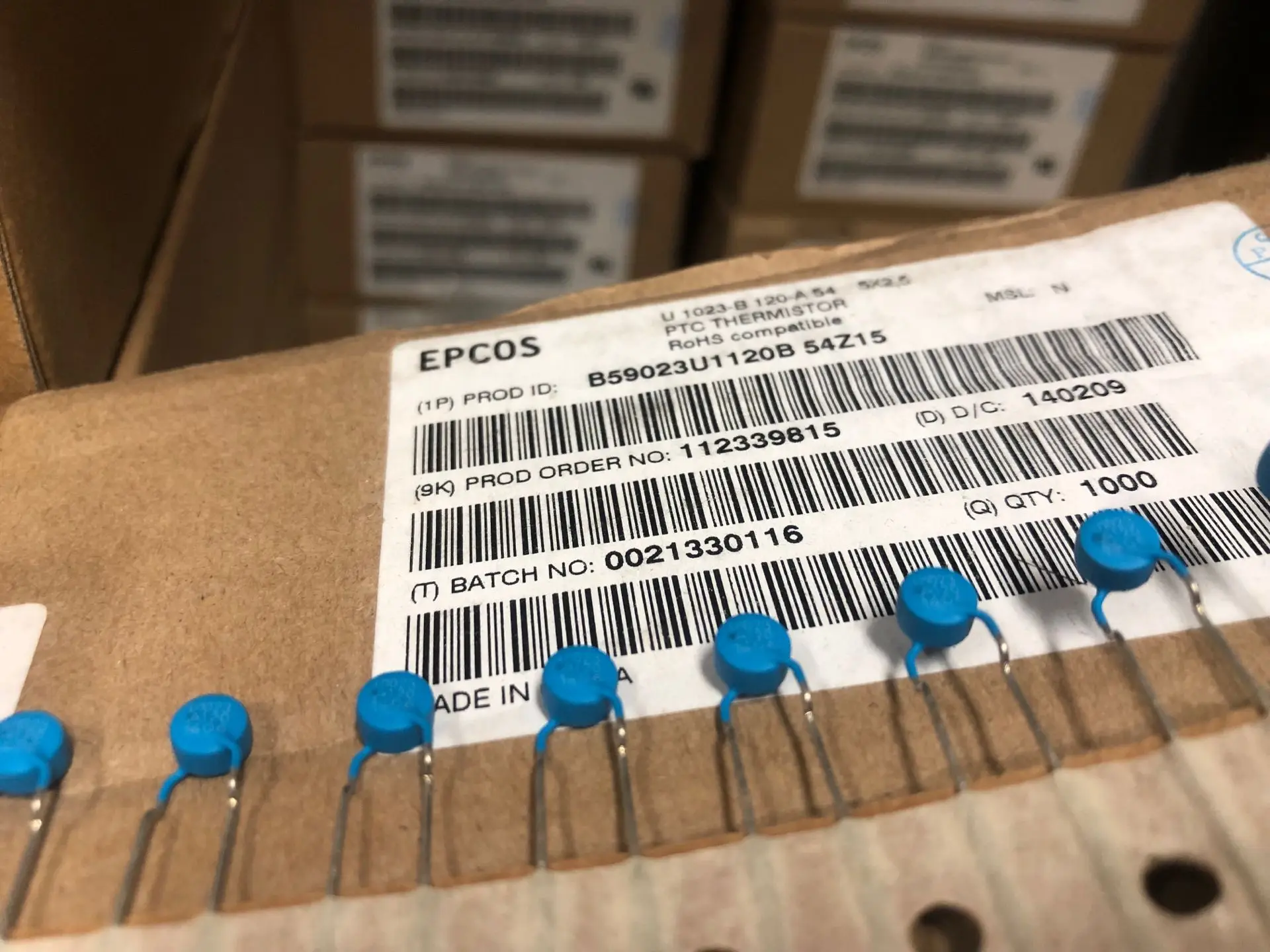 

50 шт./оригинальный термистор EPCOS B59023U1120B 54Z15 PTC