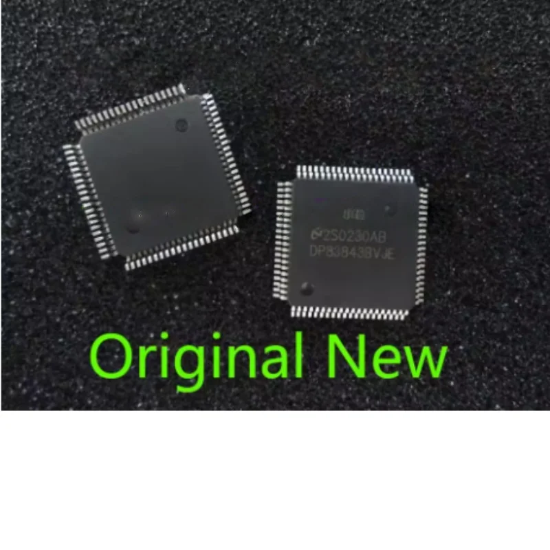 2PCS 100% Original TI DP83843BVJE Ethernet Physical Layer Transceiver PHY IC 10/100Mbps QFP SMD Network Communication Chip