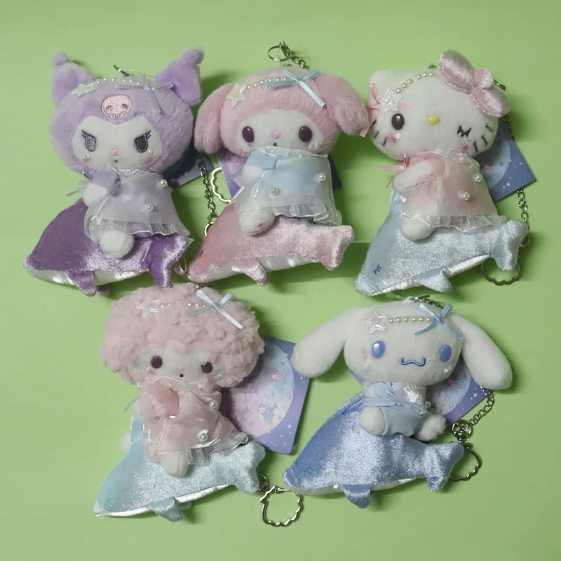 

Лунный свет Дельфин серии Hello Kitty Melody Kuromi Cinnamoroll My Sweet Piano декоративные подвесные аниме плюшевые игрушки подарок