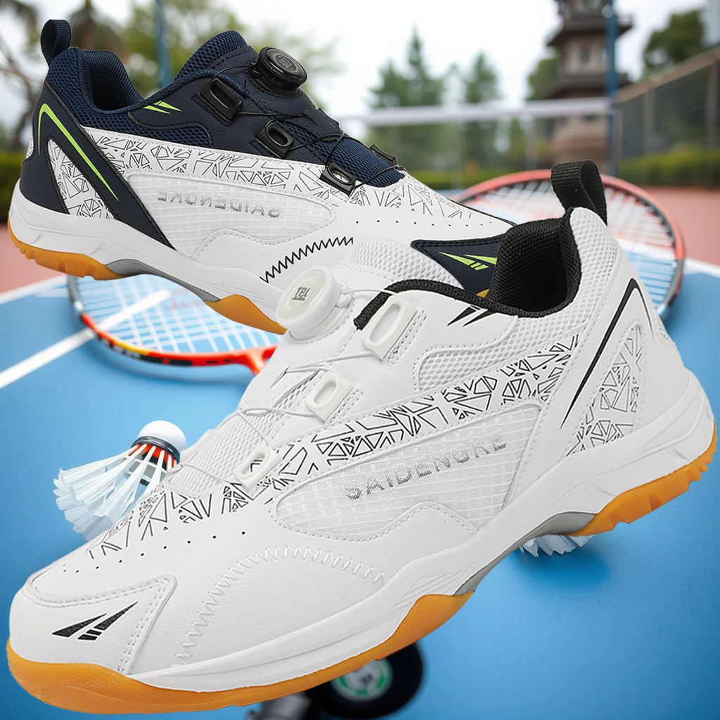 

2025 New Badminton Shoes Professional Competition Training Comfort Tennis Shoes Men's And Women's Outdoor Sneakers