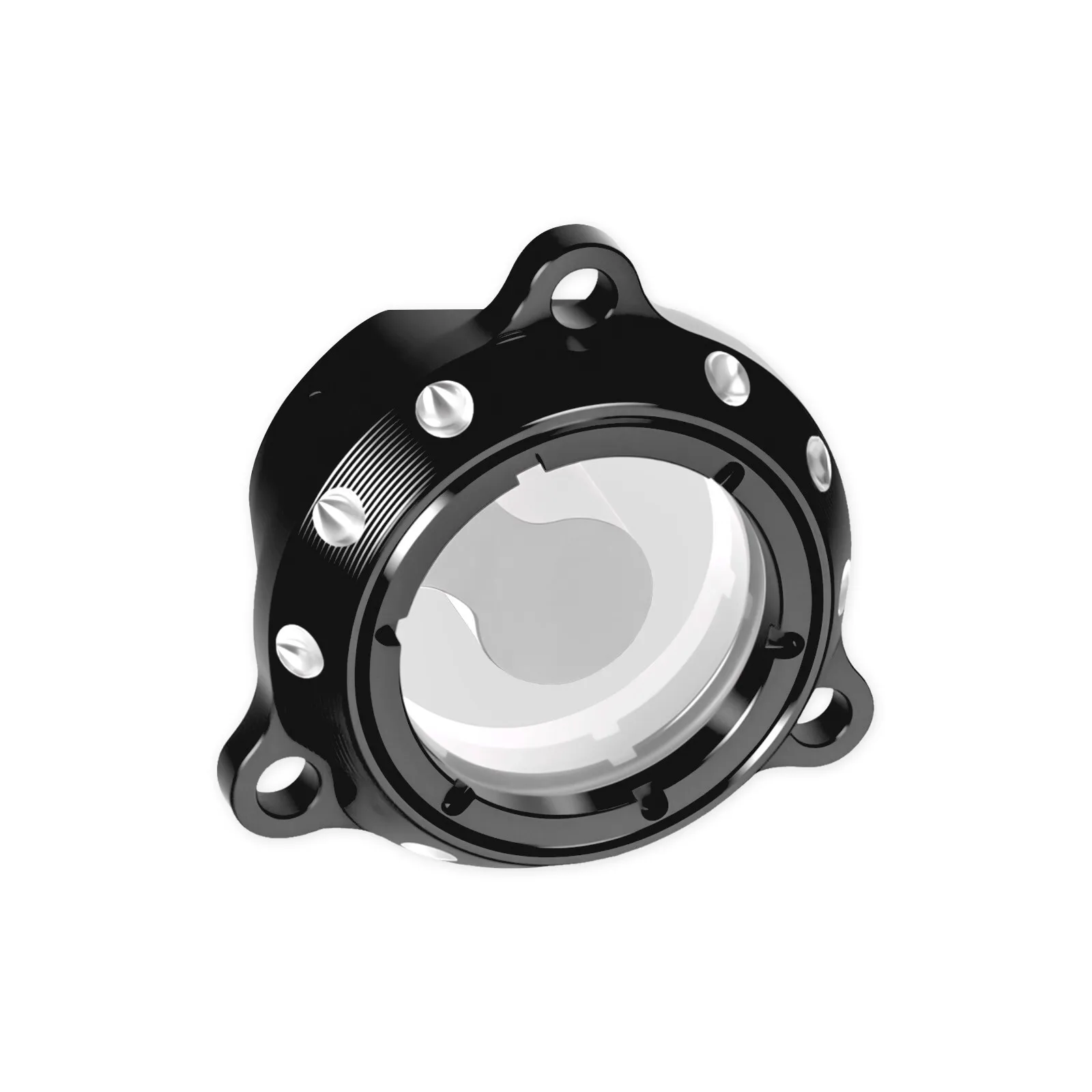 

CLEAR OIL FILTER COVER FOR HONDA XR650L 1993-2025 XR600R 1990-2000 ALUMINUM ENGINE VISIBLE CAP ACCESSORIES