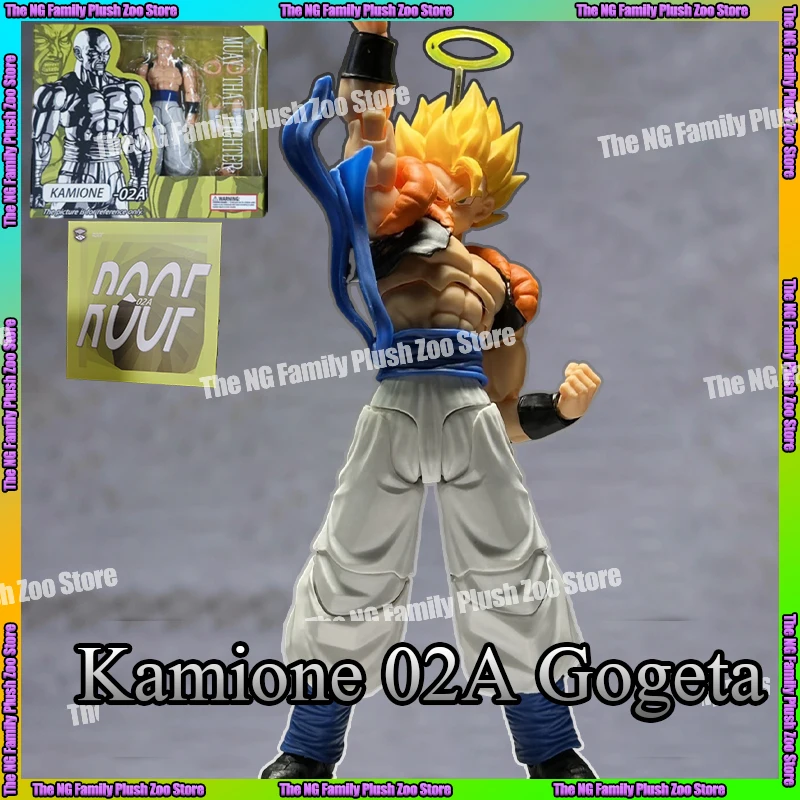 

Tonsenarttoys Kamione 02A SHF Dragon Ball Z Anime Figure Gogeta Action Figures 1/12 Scale Super Saiyan SSJ Goku Birthday Gifts