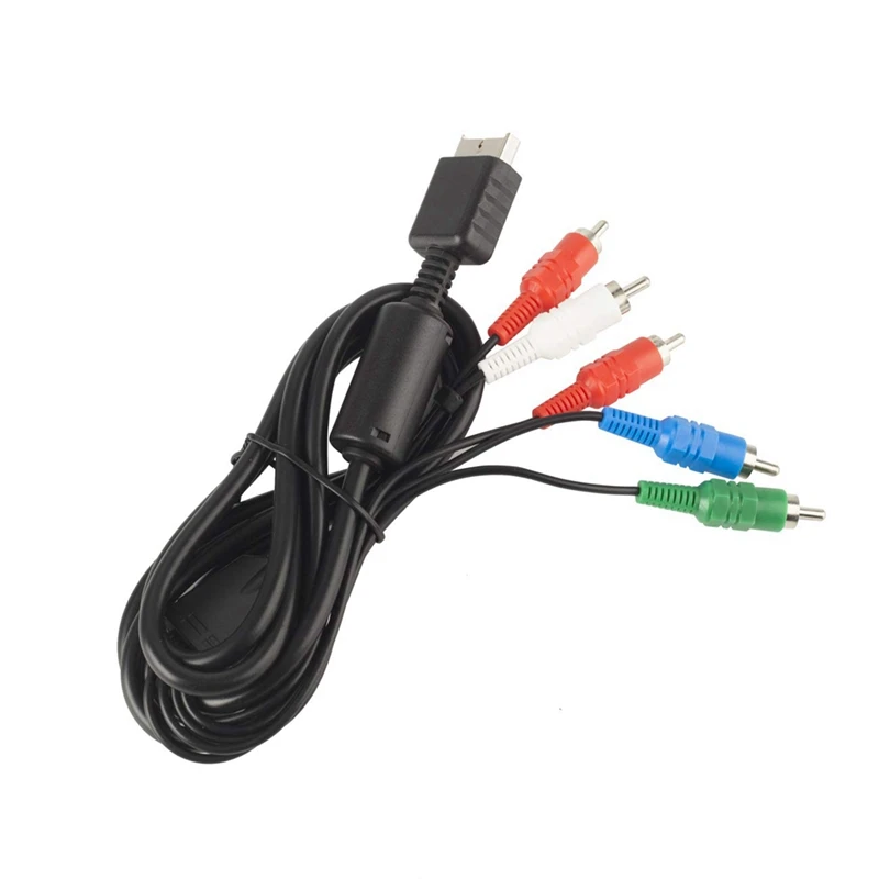 1.8M Audio Video HDTV Component AV Cable To RCA For Sony Playstation PS PS2 PS3 Slim HD Multi Out Composite RCA Cable