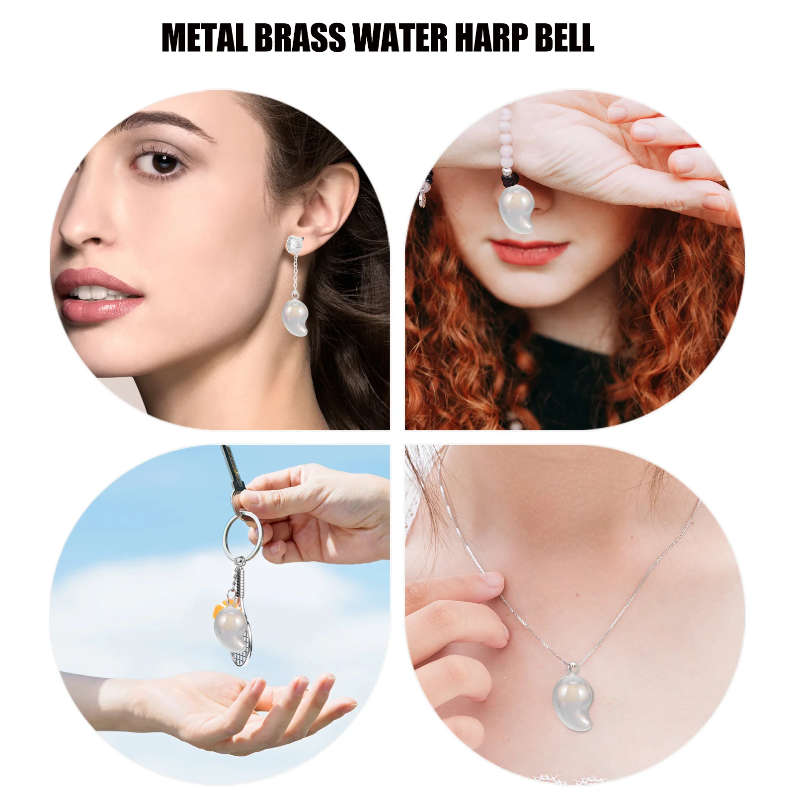 1 قطعة جرس نحاسي معدني صغير خفيف الوزن جلجل جرس ل طوق بكلاب قلادة شجرة عيد الميلاد زخرفة Diy بها بنفسك اكسسوارات عطلة #4