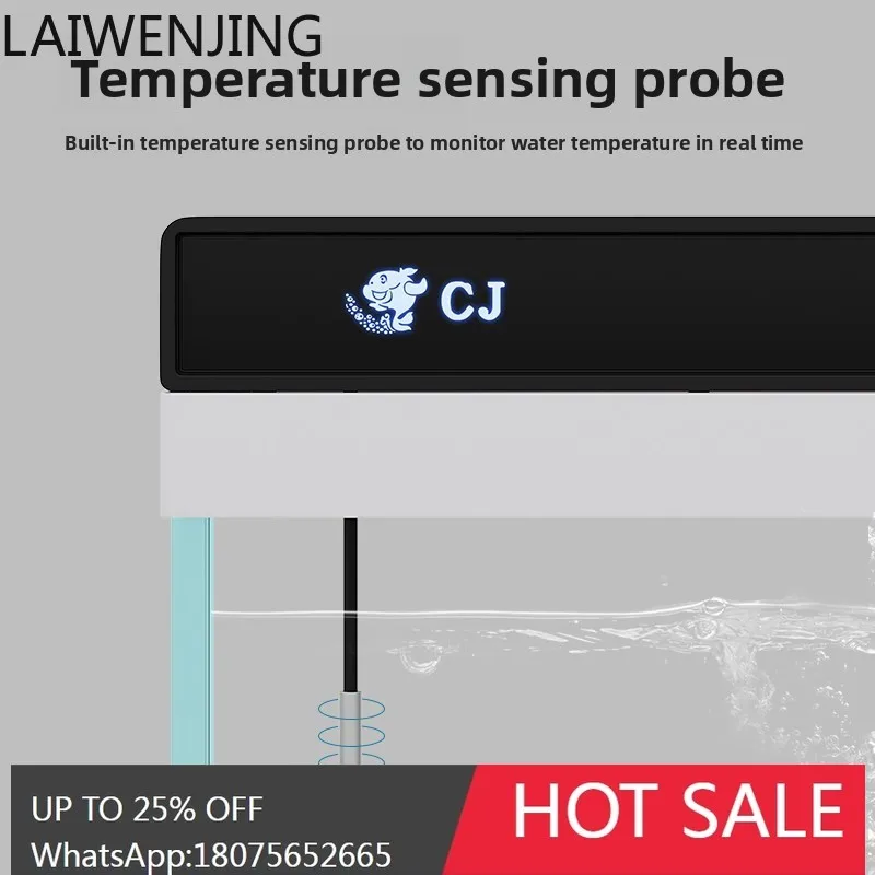 LYY  Goldfish Tank Landscaping Integrated Cabinet Ultra-clear Glass Household No-water Change Ecological Fish Tank