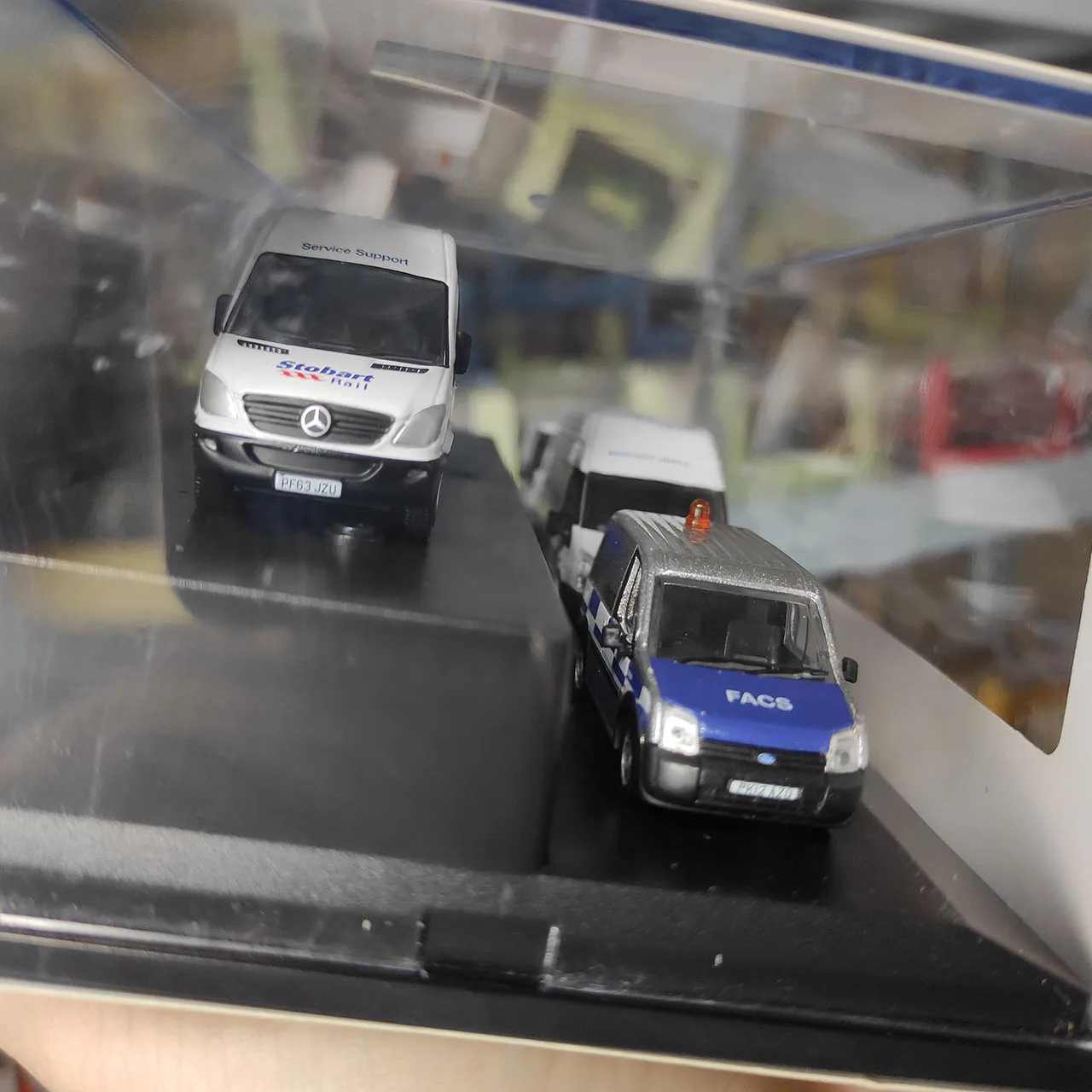 Diecast OXFORD 1:76 Scale Stobart Group 5 Piece Van Set Alloy Car Model