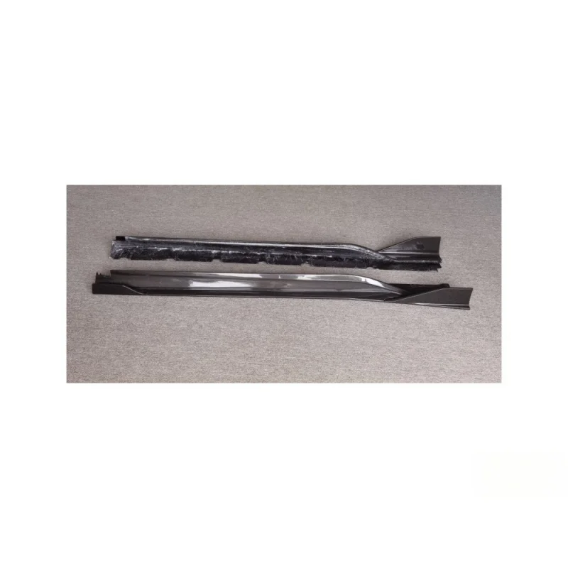 Dry Carbon Fiber Extended Side Skirt Sports Car Exterior Styling Replacement Accessories