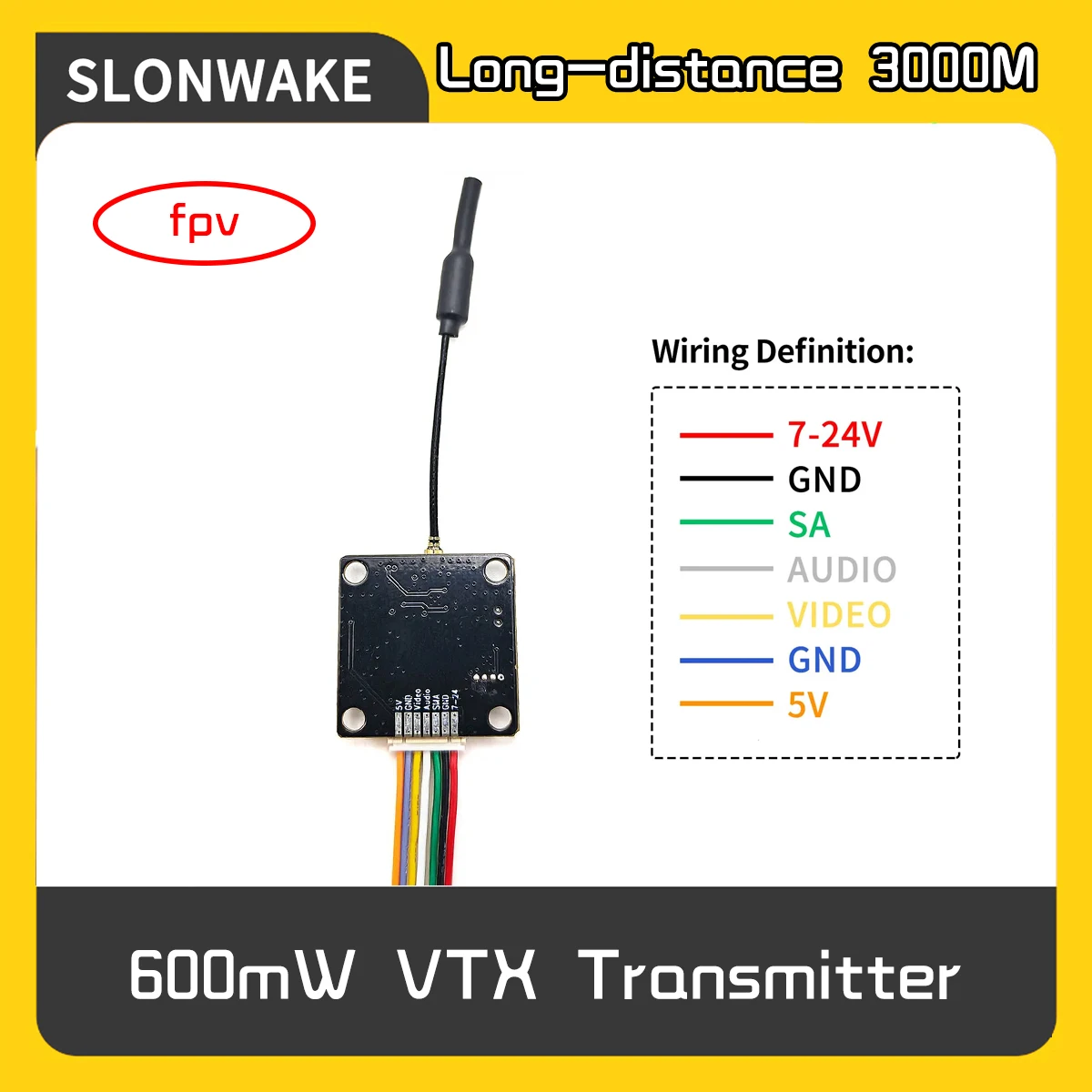 SLONWAKE 5.8G 600mW FPV VTX Se – Fpv Drone Camera Bewertung und Preis