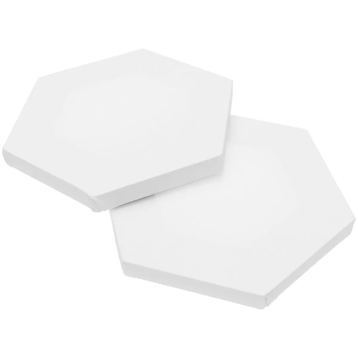 2Pcs Cotton Painting Board Oil Painting Frame Alternative Acrylic Tempera Compatible Drawing Panel for Students Artists 20Cm