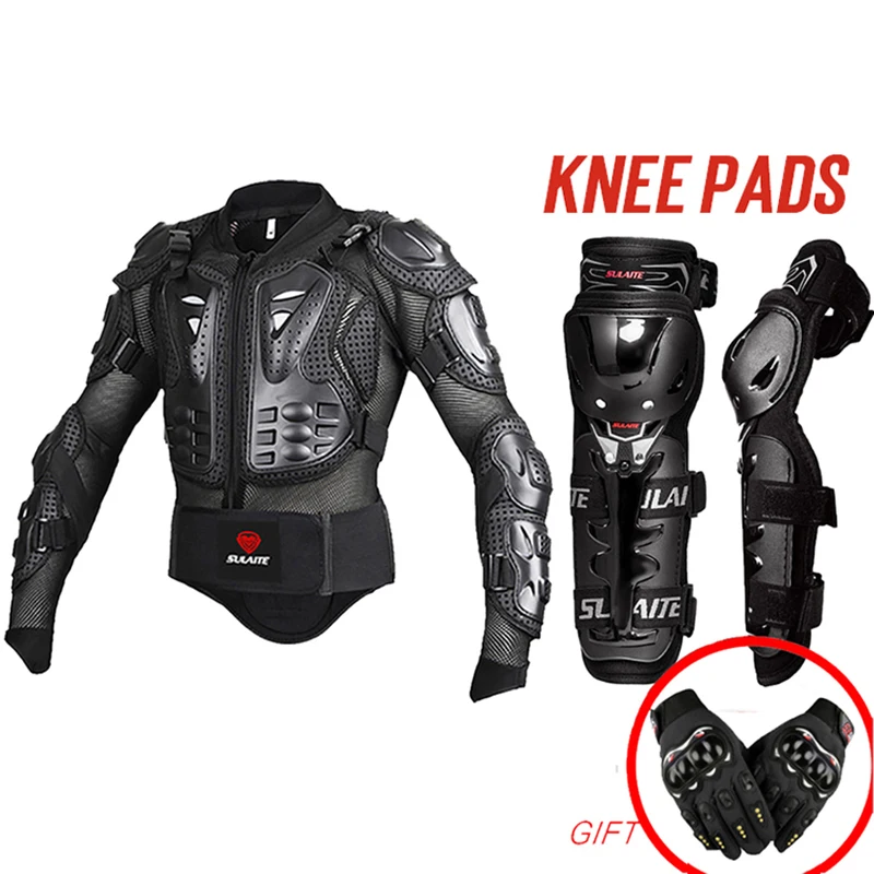 Nueva chaqueta de motocicleta para hombre, armadura de protección de tortuga de cuerpo completo, chaquetas de Moto de carreras para Motocross,