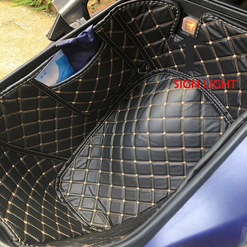 TL500 Motorcycle PU Rear Trunk Cargo Liner Protector Seat Bucket Pad for SYM MAXSYM TL 500 Maxsym TL500 MAXSYMTL 500 accessories