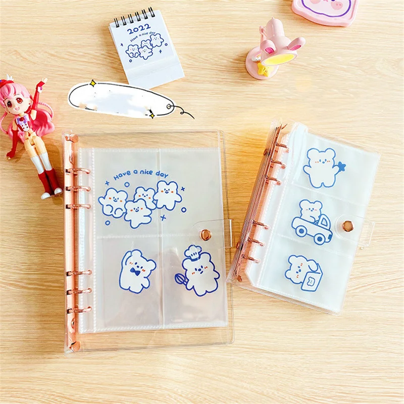 A5 A6 Loose-leaf Notebook Cover & Photo Sticker Collect Book Diary Agenda Planner Paper School Stationery