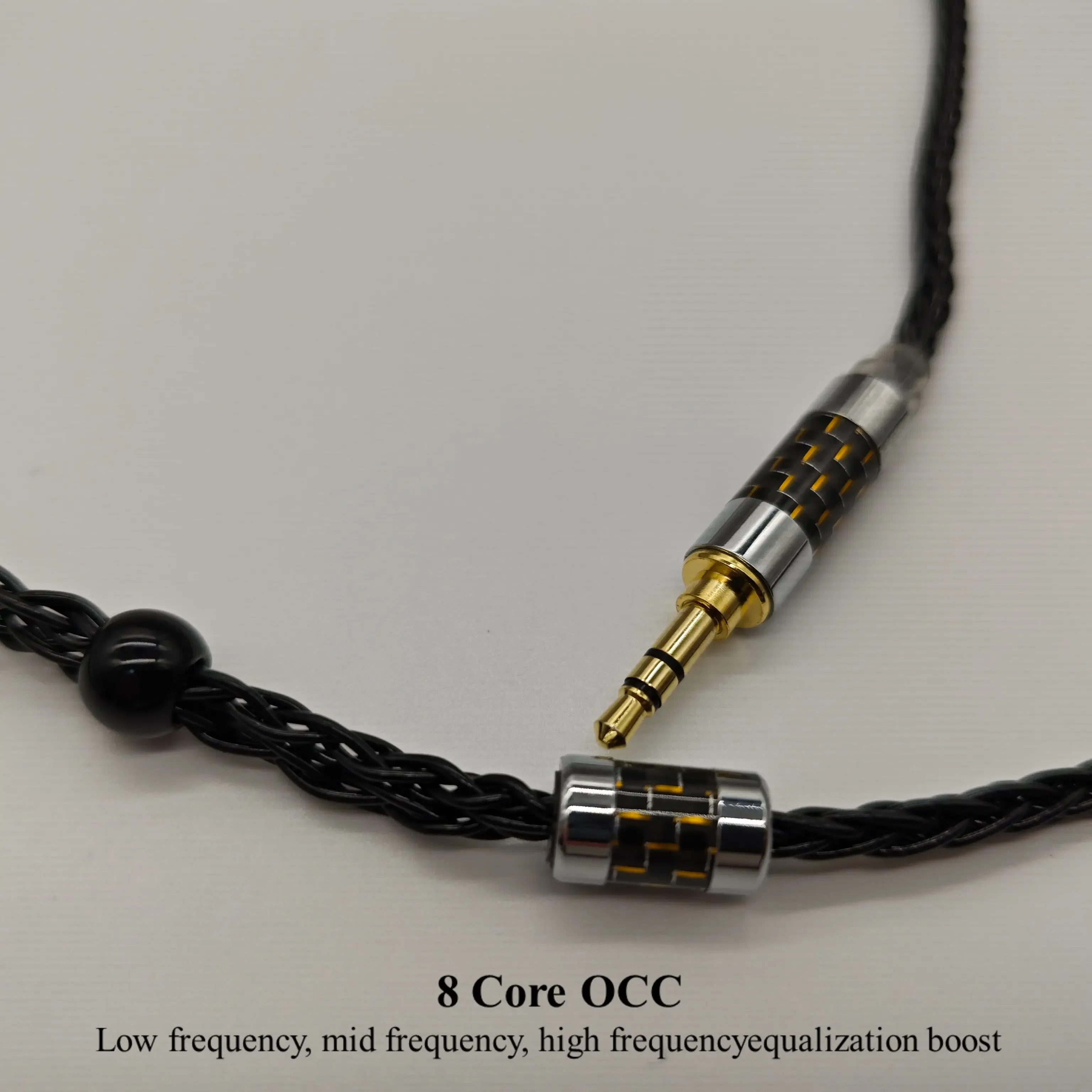 QDC Cable Uranus V3 V14 Anole V6 VX FUSION STUDIO, 8 Core Earphones, Silver Plated Upgrade Cable, OCC, 4.4mm Balance, 2.5 MIC