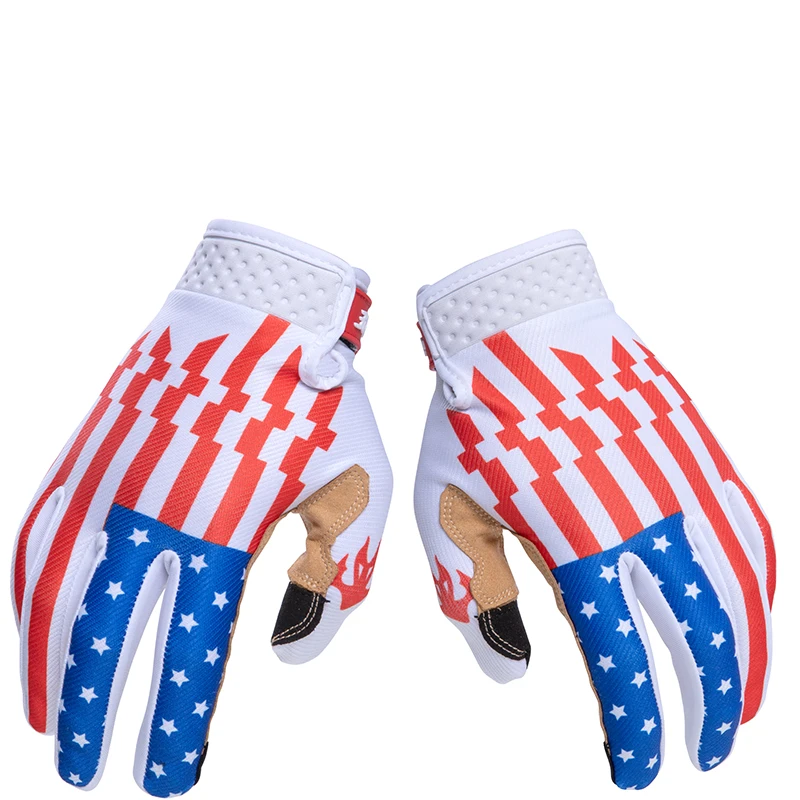 قفازات FASTGOOSE Moto الرياضية لصيد الأسماك والمشي لمسافات طويلة |   طراز ريترو لـ Motocross MX، BMX، DH، MTB |   الدراجة الجبلية وركوب الدراجات Luvas