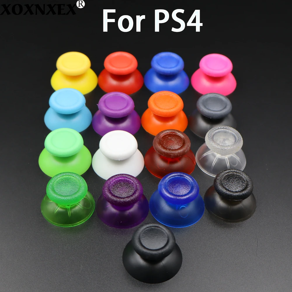 2pcs สําหรับ PS4 Controller 3D Analog จอยสติ๊ก Thumb Stick Grip CAP Thumbsticks ฝาครอบเห็ดหมวกเปลี่ยน