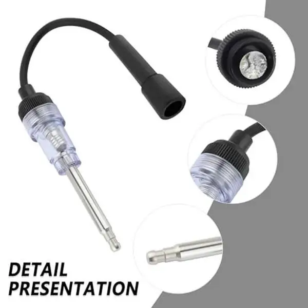 Testeur d'allumage de bougie automobile 1 pièce – Outil de diagnostic et de réparation pour démarrage moteur, détection de panne et inspection du test de démarrage rapide
