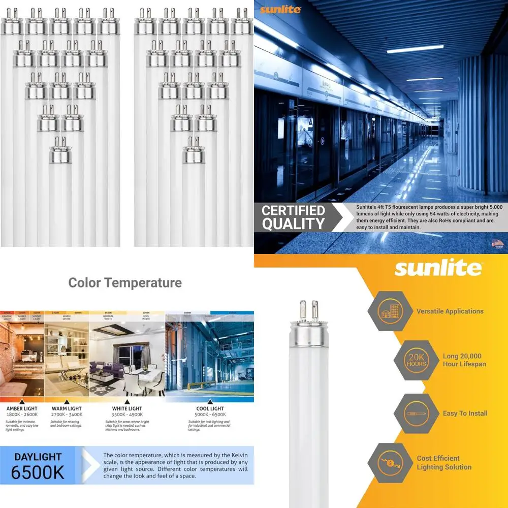 4 Foot T5 Linear Fl… - image