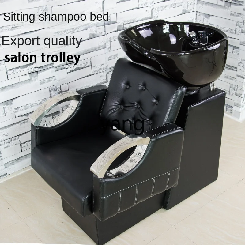 CX Hair Salon Sitting Hair-Washing Chair Barber Shop Lying Half Shampoo Chair Small Space Special Shampoo Flush