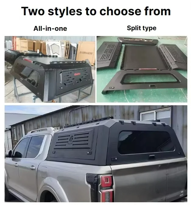 Manganese Steel Waterproof Canopy Hardtop Maxus T60 T70 T90 NP300 Truck Camper Locking High Quality Tailored Truck Cover