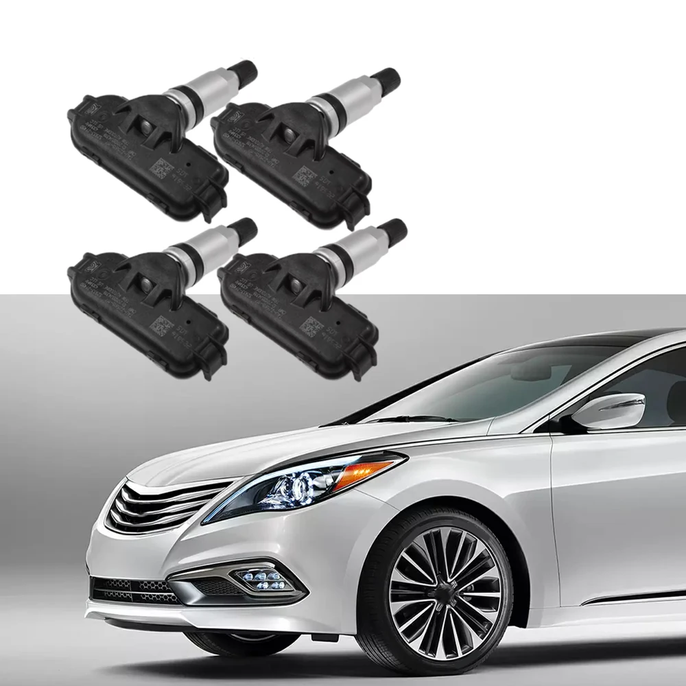 

52933-2Y450 4pcs TPMS Tire Pressure Sensor for Hyundai Azera Tucson High Line 2013/11-2015/09 Tire Pressure Monitoring Sensor X