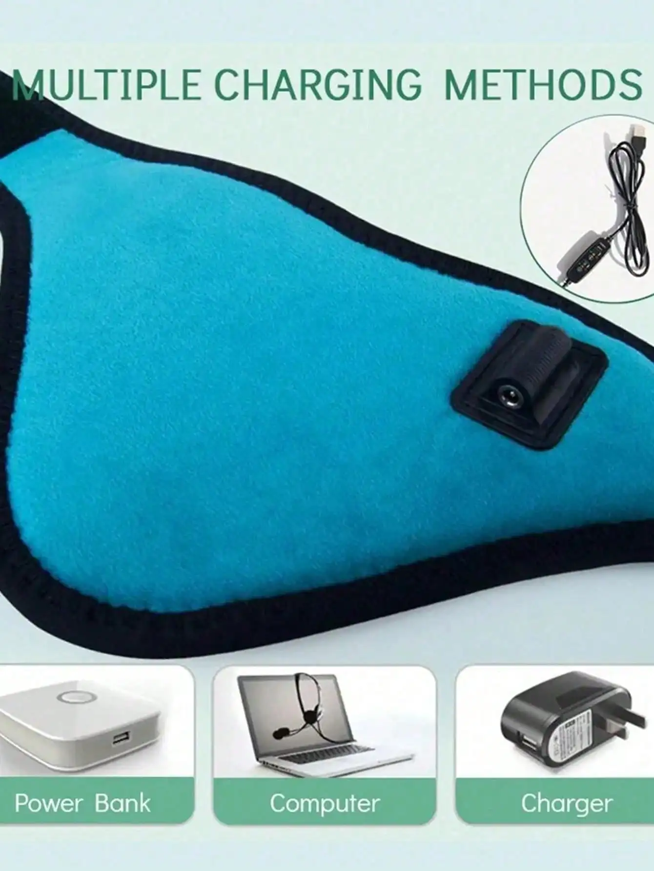 

Электрический эргономичный нагревательный бандаж для шеи, массажный обогреватель для шейного отдела позвоночника, инструмент для ухода за шеей, носилки для шеи, обогреватель для шеи