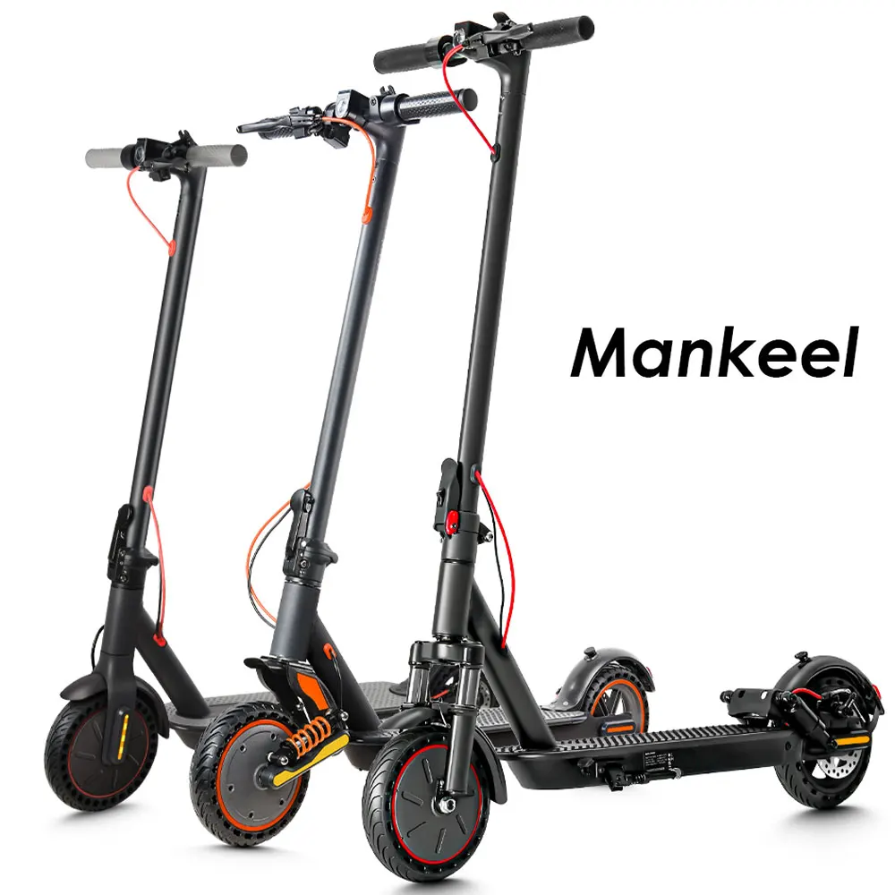 Trottinette électrique à double amortissement, 36V 10.4AH, autonomie 25-30km, application intelligente, pliable, roues de 8,5 pouces, vitesse maximale 30km/h, moteur puissant 350W, trottinette