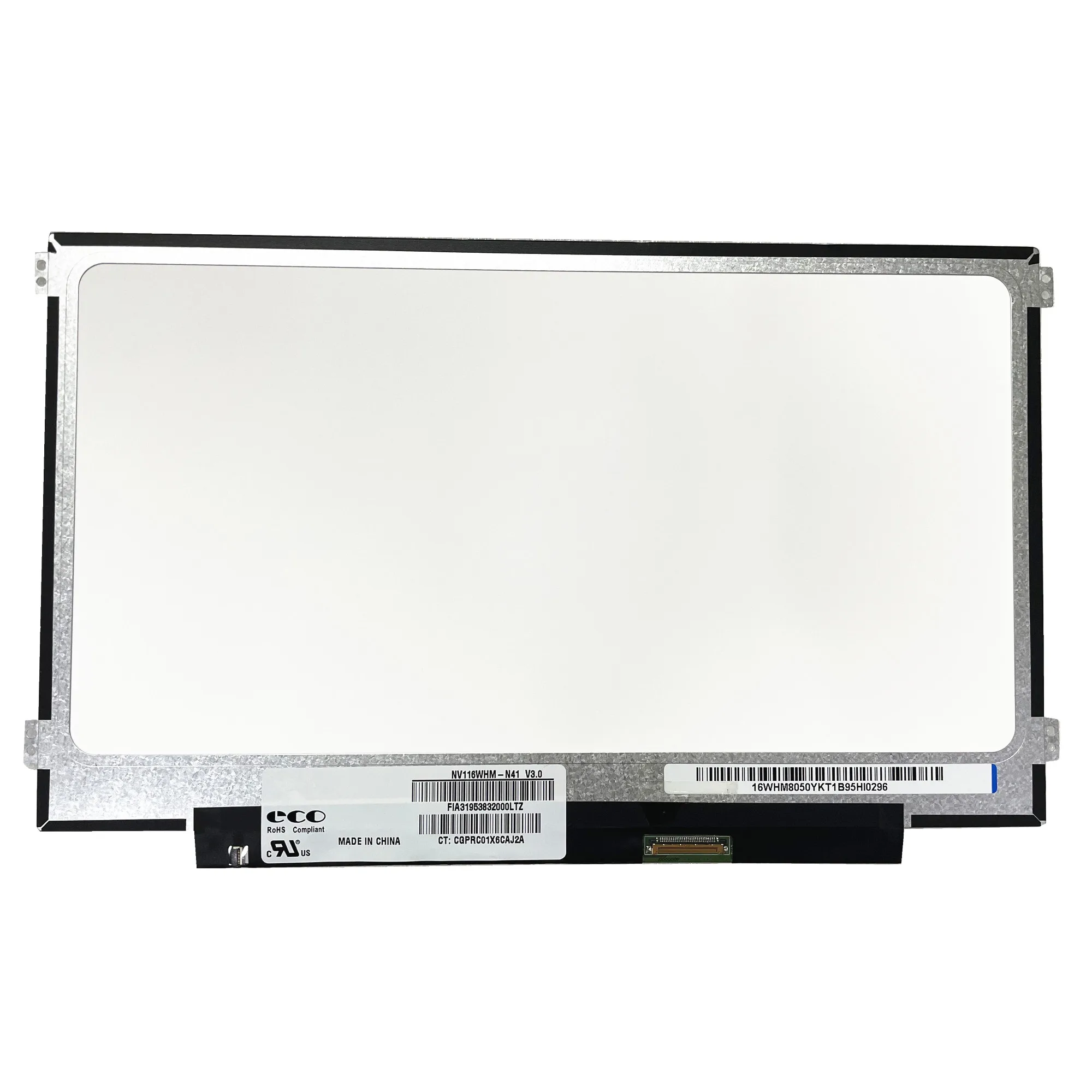 

Free shipping NV116WHM-N41 NV116WHM N41 11.6'' Laptop Lcd Screen 1366*768 EDP 30 Pins