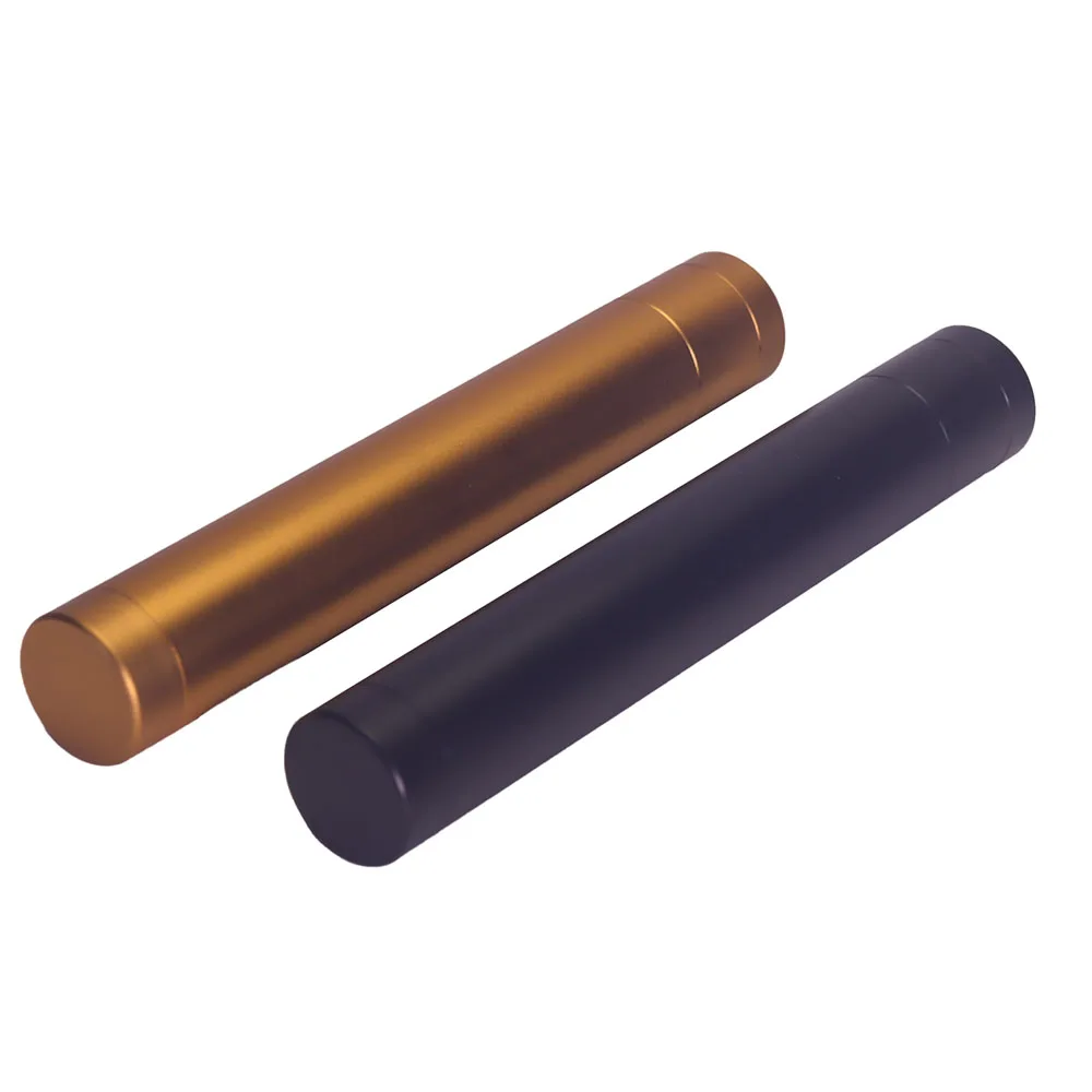 1Pc, Aluminum Alloy Storage Tube, Cigar Tube, Big Size Detachable Moisture-Proof Anti-Fall Sealed Tube, Portable Cigar Case Perf