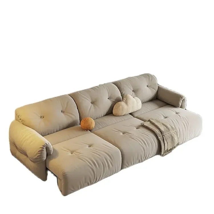 

Electric sofa bed living room cat scratch velvet furniture automatic telescopic folding dual-purpose multi-purpose sofa