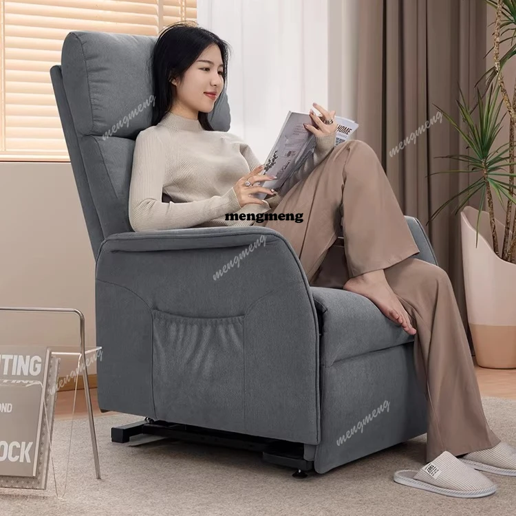 Electric function sofa single elderly gift help get up elderly chair remote control leisure can lie down