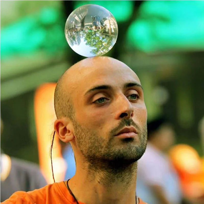 7cm/9cm/10cm Juggling Crystal Ball Acrylic Material 100% Transparency Professional Manipulation Accessories