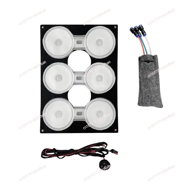 

Car Seat Massage Upgrade Kit 6 Points Pneumatic Massage Seat Accessories Built-in Lumbar Support Lumbar Support