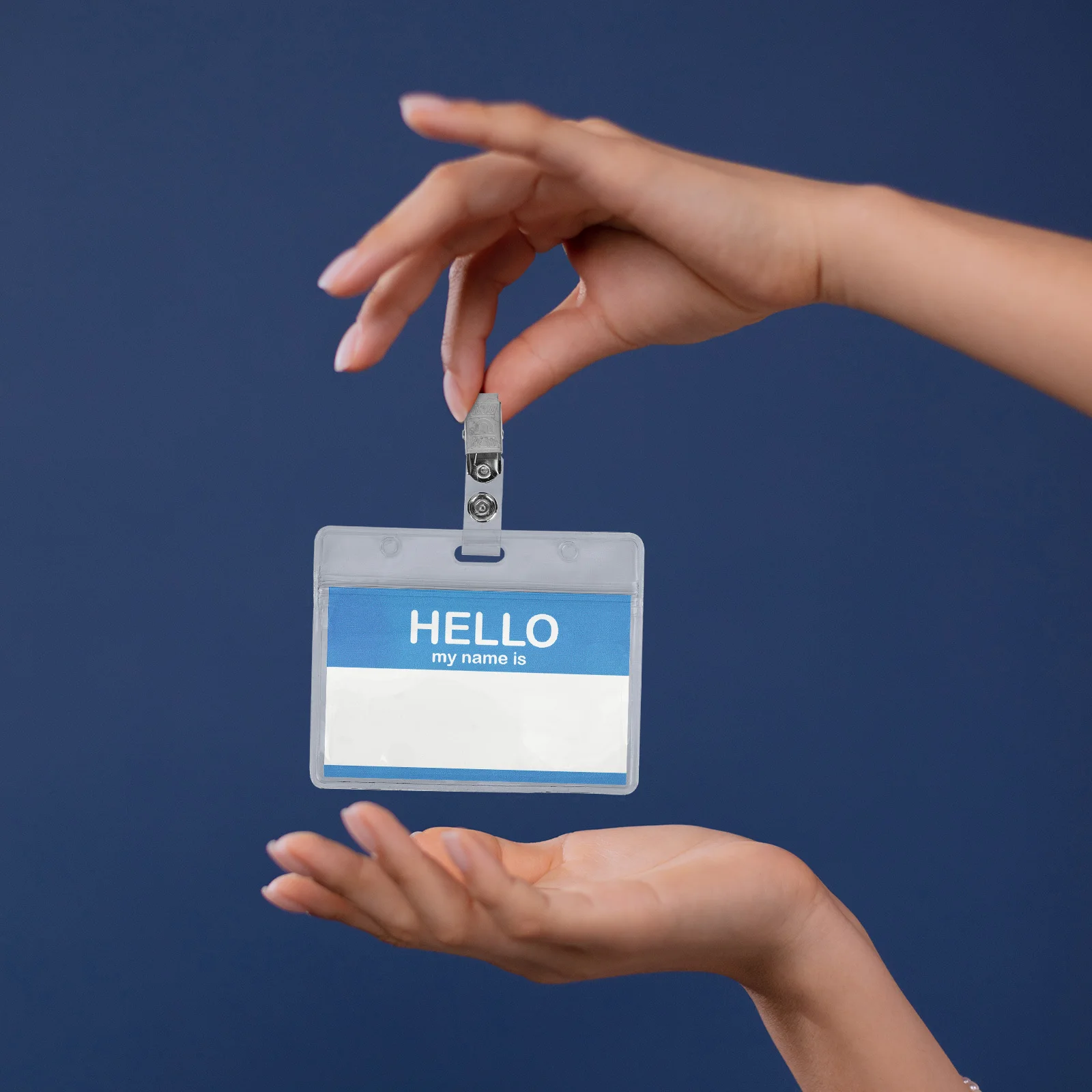 

20 Pcs Id Card Protective Cover Credit Sleeve Soft Sleeves PVC Clear Badge Holder